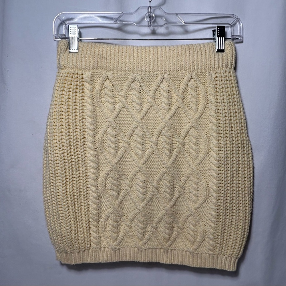 Made with love, Blue Blush, Knit Skirt, (M)